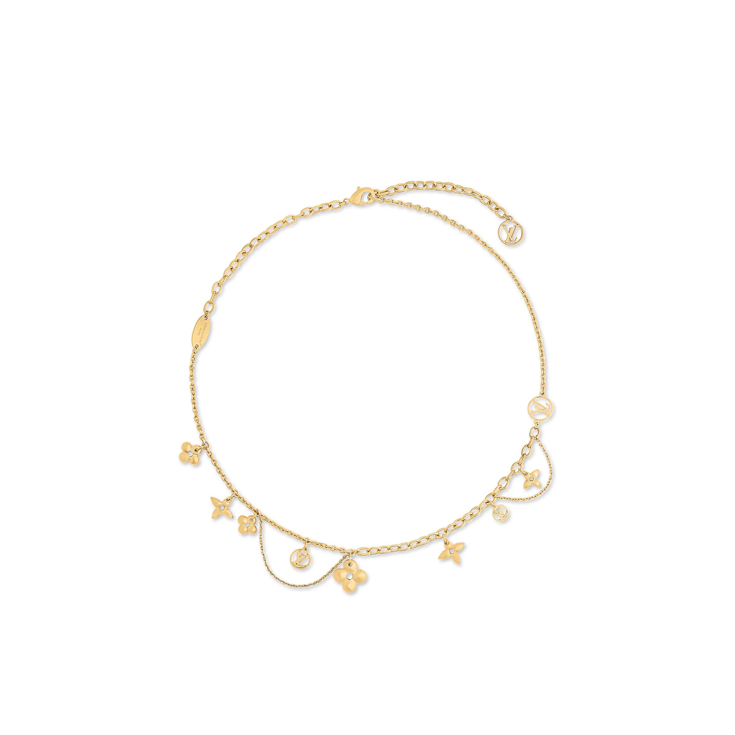 LOUIS VUITTON BLOOMING SUPPLE NECKLACE M90736